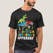 Rein anders als der Rex Monster Truck Autismus T-Shirt (Vorderseite)