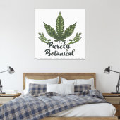 Rein botanische Wall Art Leinwanddruck (Insitu (Schlafzimmer))