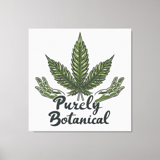 Rein botanische Wall Art Leinwanddruck (Vorderseite)