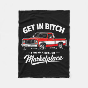 Rein damit, ich habe ein auf dem Marktplatz Humor Fleecedecke