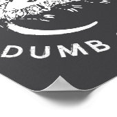 Rein des Herzens Dumm des Lustigen Sprüche Fantasy Poster (Ecke)