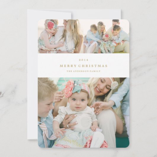 rein | Fotokarte für den Urlaub Feiertagskarte (Vorderseite)