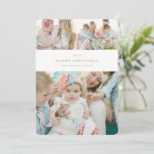 rein | Fotokarte für den Urlaub Feiertagskarte (Stehend Vorderseite)