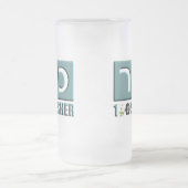 Rein Mattglas Bierglas (Mittel)