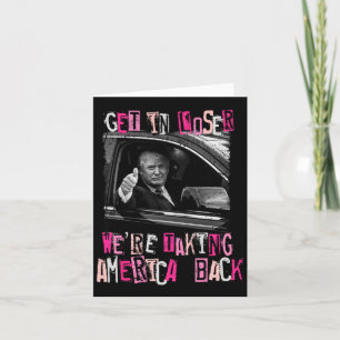 Rein mit euch, wir holen Amerika zurück Trump 2024 Karte