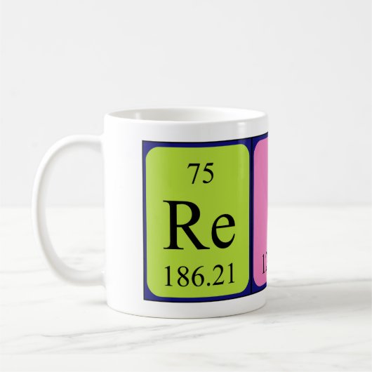 Rein Periodenname Tasse (Links)