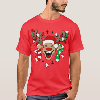 Rein Rudolph Christmas Uggli Weihnachts Sweater Gi T-Shirt