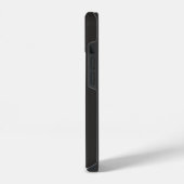 rein schwarz iPhone hülle (Linke Seite)