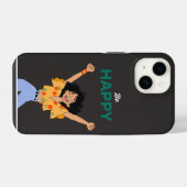 rein schwarz iPhone hülle (Rückseite (Horizontal))