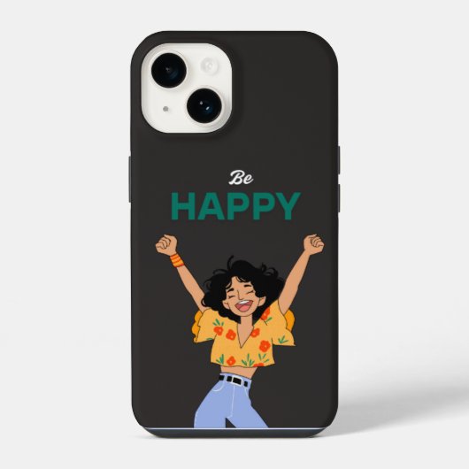 rein schwarz iPhone hülle (Rückseite)