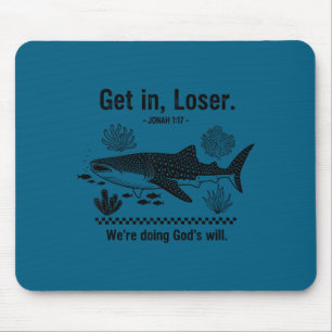 Rein, wir tun Gottes Willen lustige Bibel Glaube  Mousepad