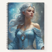 Reina de Azul y Plata Notizblock (Vorderseite)