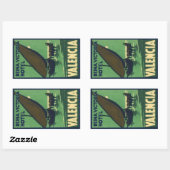 Reina Victoria Hotel Valencia Rechteckiger Aufkleber (Blatt)