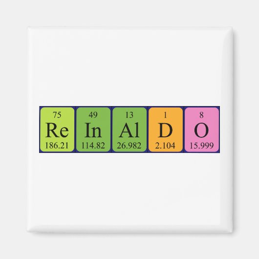 Reinaldo-Periodenmagnet Magnet (Vorne)