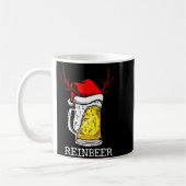 Reinbeer Winedeer Santa Hat Reindeer Couple Xmas M Kaffeetasse (Links)
