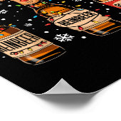 Reinbeers Funny Reindeer Beer Christmas Drink X Poster (Ecke)