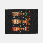 Reinbeers Funny Reindeer Beer Christmas Drinking X Fleecedecke (Vorderseite (Horizontal))