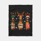Reinbeers Funny Reindeer Beer Christmas Drinking X Fleecedecke (Vorderseite)