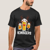 Reinbeers Xmas Pajama Reindeer Beer Christmas Dri T-Shirt (Vorderseite)