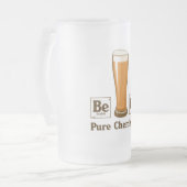 Reinchemie Mattglas Bierglas (Vorderseite Links)