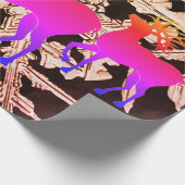 REINDEE UND BENTLEY SNOWFLAKE Wrapping Paper Geschenkpapier (Ecke)