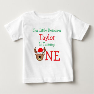 Reindeer 1. Geburtstag Baby T-shirt