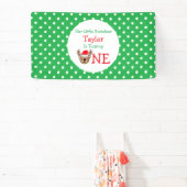 Reindeer 1. Geburtstag Banner (InSitu)