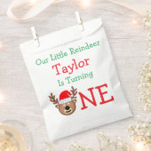 Reindeer 1. Geburtstag Geschenktütchen (Ausgeschnitten)