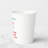 Reindeer 1. Geburtstag Pappbecher (Links)