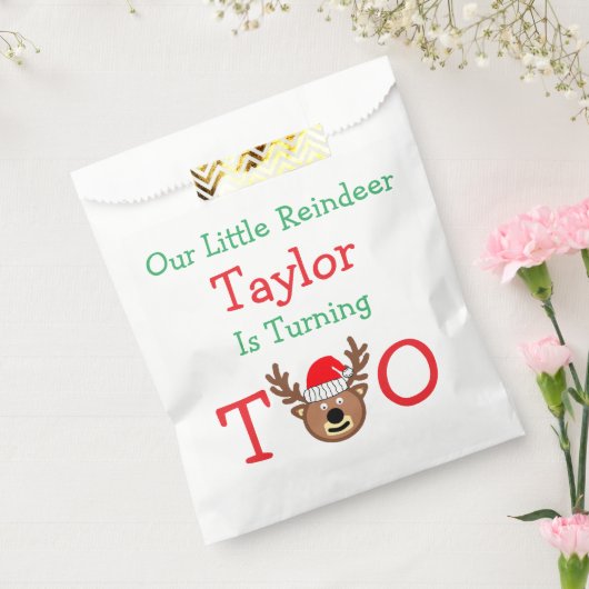 Reindeer 2. Geburtstag Geschenktütchen (Versiegelt)