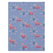 Reindeer and Snowflakes Tischdecke (Vorderseite)