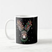 Reindeer Antlers Cute Christmas Animal Xmas Kids Kaffeetasse (Links)