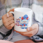 Reindeer Antlers Gift Pub Hygge Weihnachtsgnome Kaffeetasse