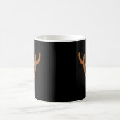 Reindeer Antlers Red Nose Kaffeetasse (Mittel)