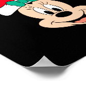 Reindeer Antlers Santa Hat Poster (Ecke)