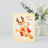 Reindeer batman - Feiertage Postkarte (Stehend Vorderseite)