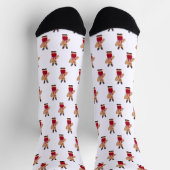 Reindeer Bear Christmas Socken (Oben)