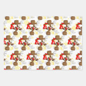 Reindeer Betrunken Funny Christmas Character Geschenkpapier Set (Vorderseite 2)