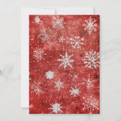 Reindeer Book Club Weihnachten Party Einladung (Rückseite)