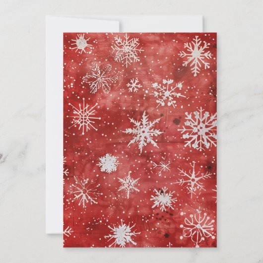 Reindeer Book Club Weihnachten Party Einladung (Rückseite)