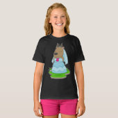 Reindeer Bride Heart Wedding T-Shirt (Vorne ganz)