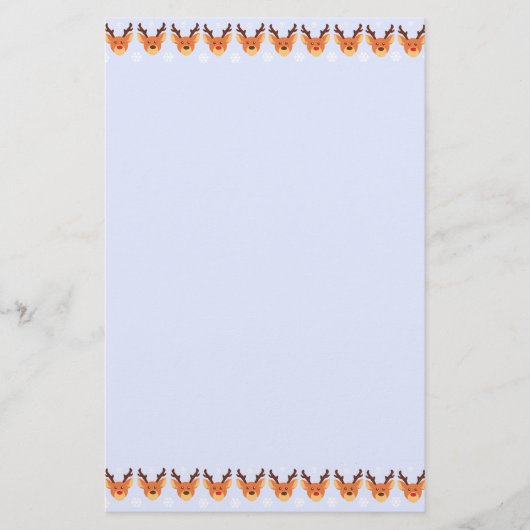 Reindeer Briefpapier (Vorderseite)