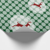 Reindeer Bubbles Geschenkpapier (Ecke)