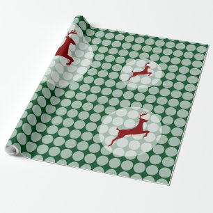 Reindeer Bubbles Geschenkpapier