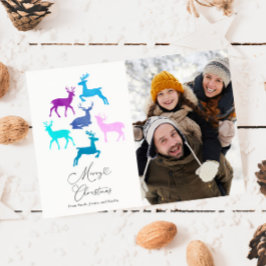 Reindeer Candy Pastel Weihnachtsgebäck Foto Feiertagskarte