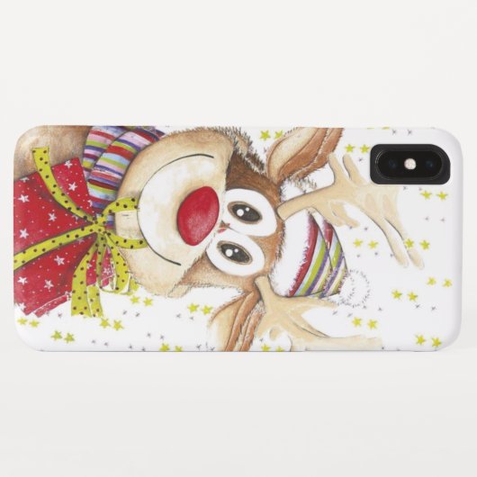 Reindeer Case-Mate iPhone Hülle (Rückseite (Horizontal))