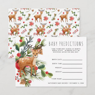 Reindeer   Christmas Baby Shooting Game Einladung