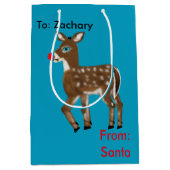 Reindeer Christmas Bags Mittlere Geschenktüte (Vorderseite)