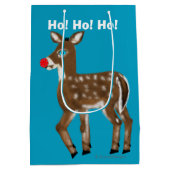 Reindeer Christmas Bags Mittlere Geschenktüte (Rückseite)