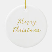 Reindeer Christmas Ceramic Ornament (Hinten)